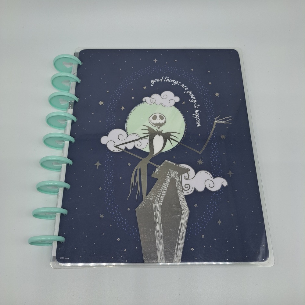 Happy Planner Guided Goal Journal Nightmare Before Christmas Jack Skellington